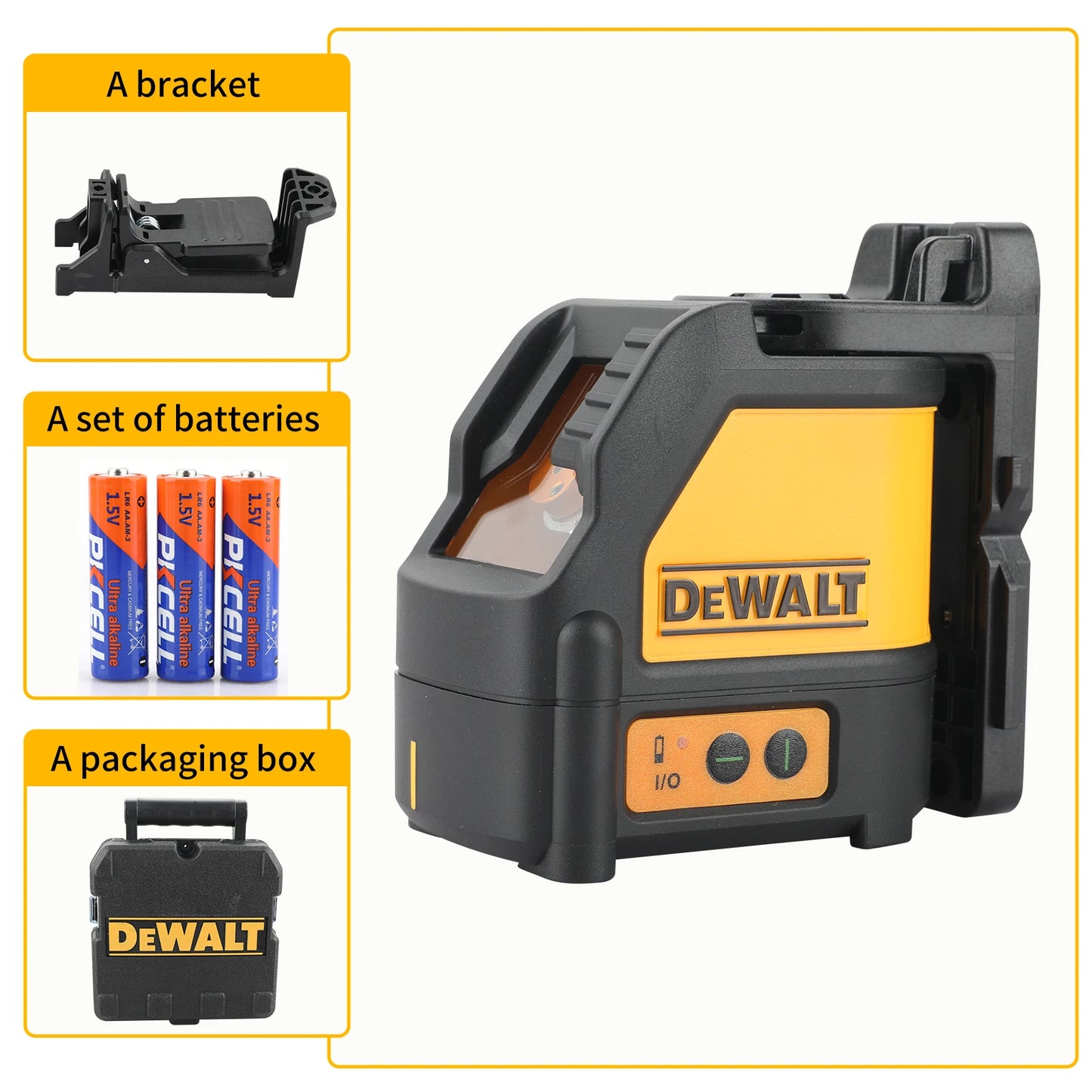 DEWALT High Precision Laser Level for Construction and DIY