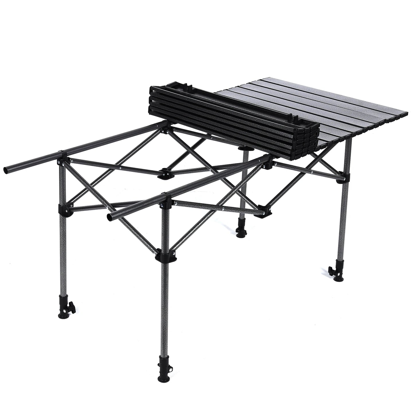 Shunmaii Outdoor Folding Adjustable Table Aluminum Portable Camping