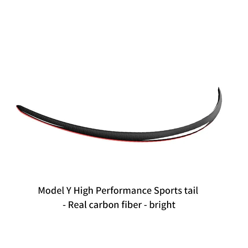 Tplus Tesla Model Y Rear Trunk Spoiler Real Carbon Fiber