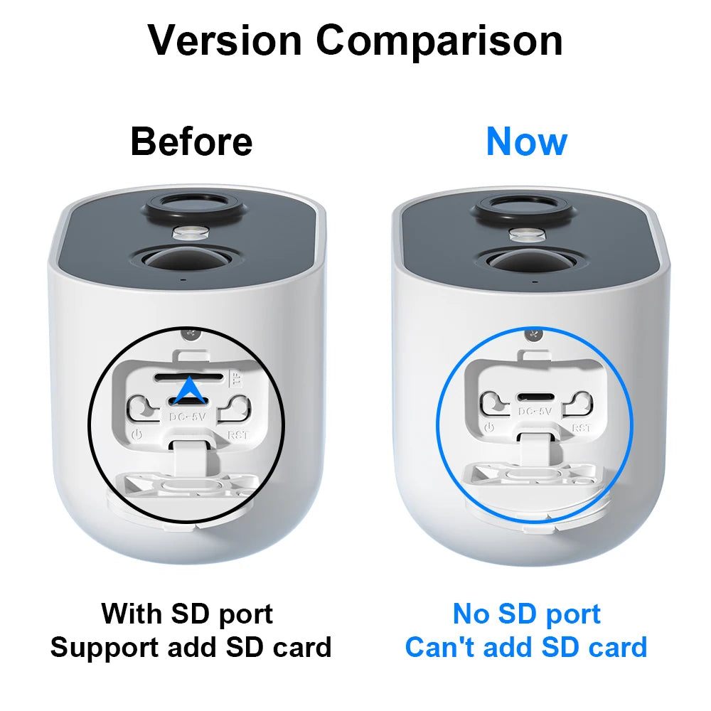 ANRAN 5200mAh Battery Camera 2K WiFi PIR Detection