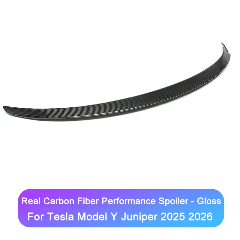 High-Con Concerned Chemical Tesla Model Y Juniper Spoiler Real Carbon Fiber