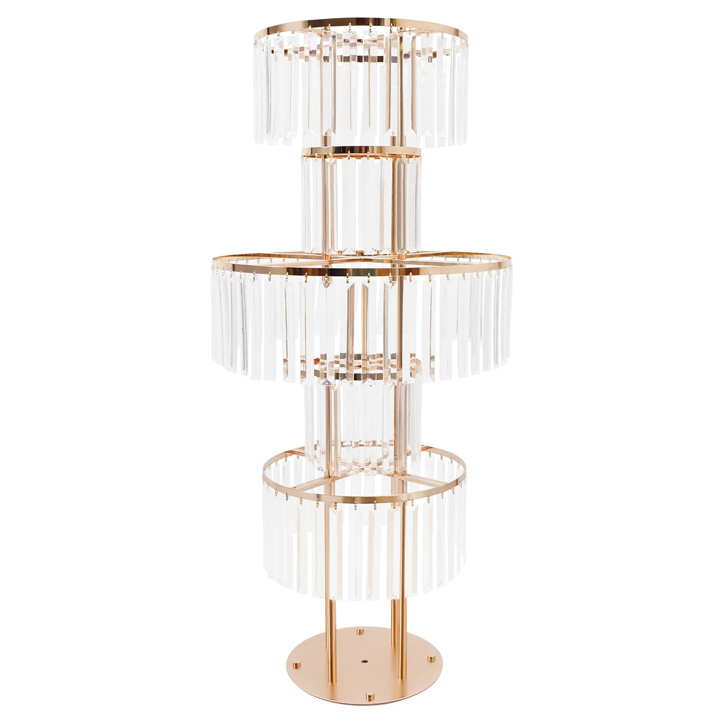 5-Tier Wedding Centerpiece Flower Stand Acrylic Hanging Vase