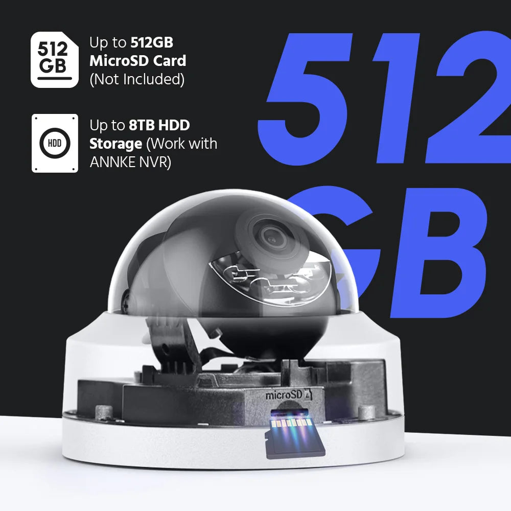 ANNKE H1200 12MP Dual Light Outdoor Surveillance Camera System Person/Vehicle Detection PoE Camera CCTV Video Security Kits