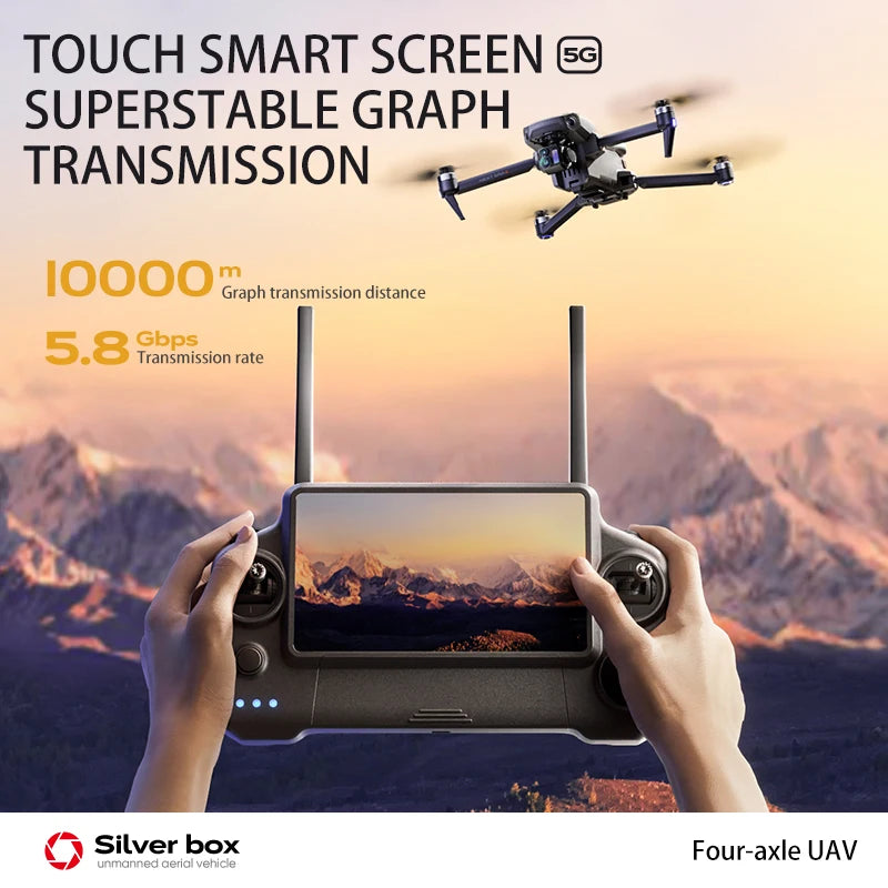 JJRCC P7 MAX GPS Drone 8K With Screen Remote Control