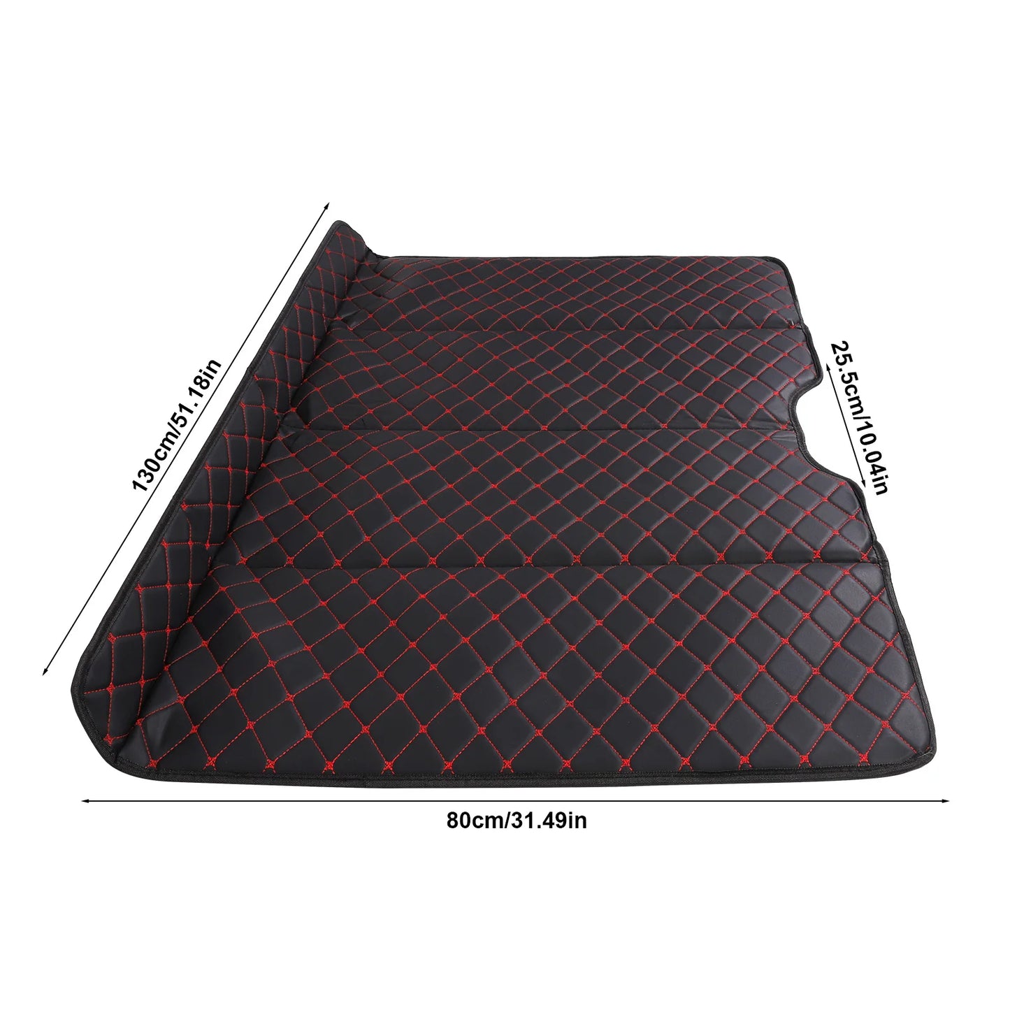 MOJOYCEF Car Mattress PU Leather Back Seat Travel Bed