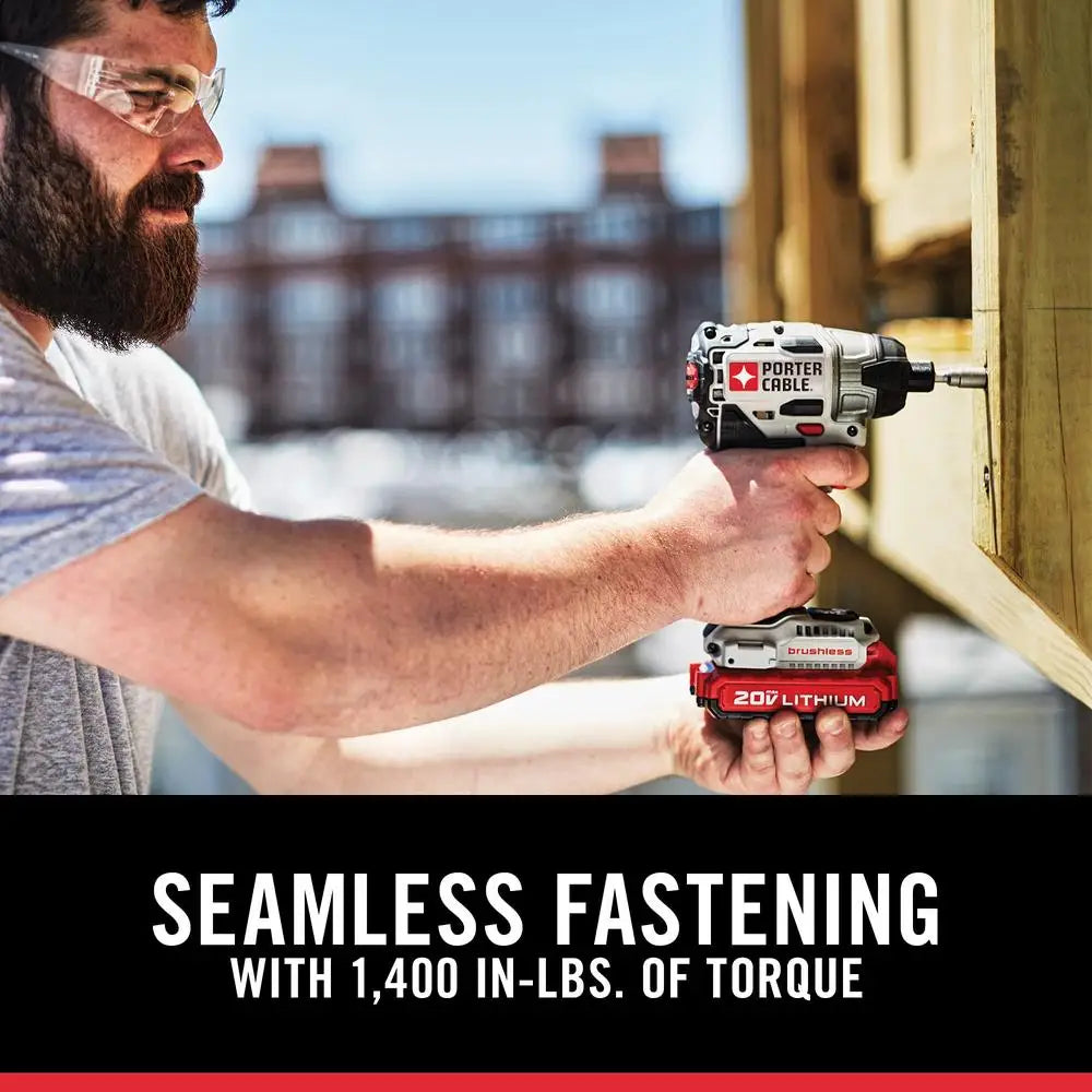 XMSJDIY 20V Max Cordless Drill and Impact Driver Combo Kit