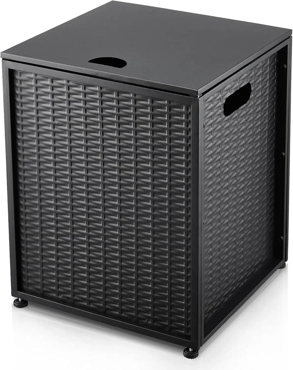 High-Concerned Chemical Outdoor Propane Tank Cover With Side Table Storage