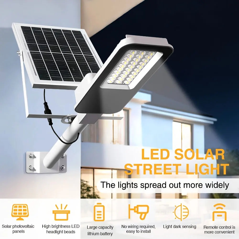 Outdoor Waterproof Solar Lamps 6000mAh Street Light Set