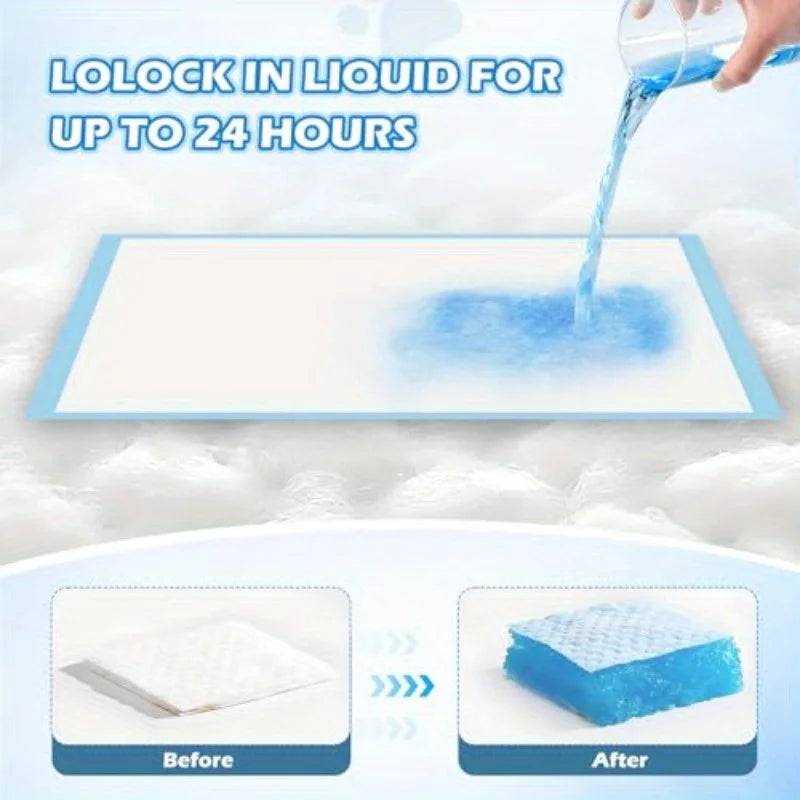 NONEDog Litter Super Absorbent Urine Pads for Dogs and Cats