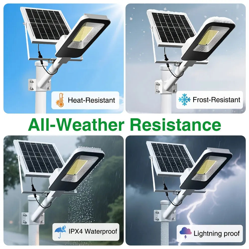 Outdoor Waterproof Solar Lamps 6000mAh Street Light Set