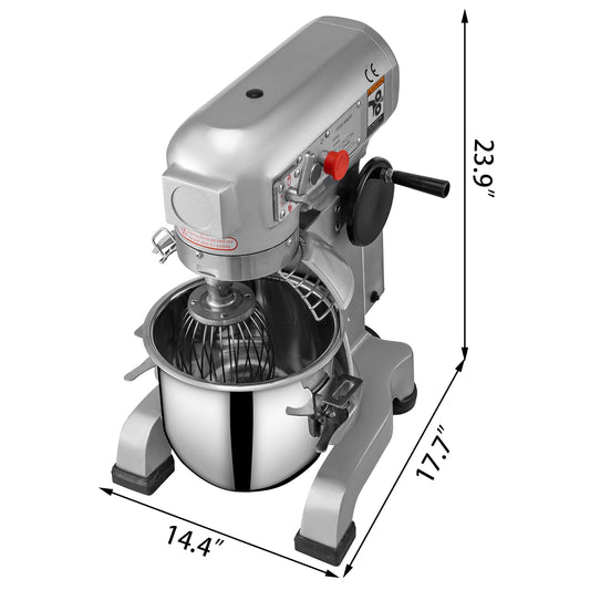 VEVOR Electric Dough Mixer Stainless Steel Commercial Stand Mixer