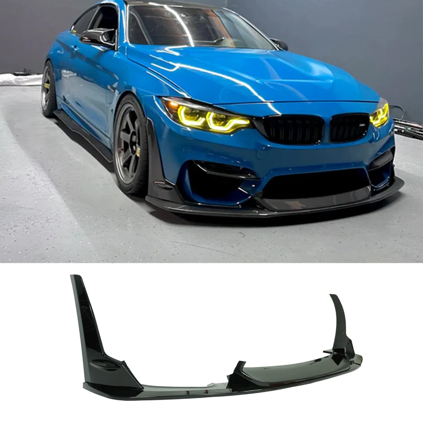 BMW Front Bumper Lip For F80 M3 F82 F83 M4 LPT Style Body Kit