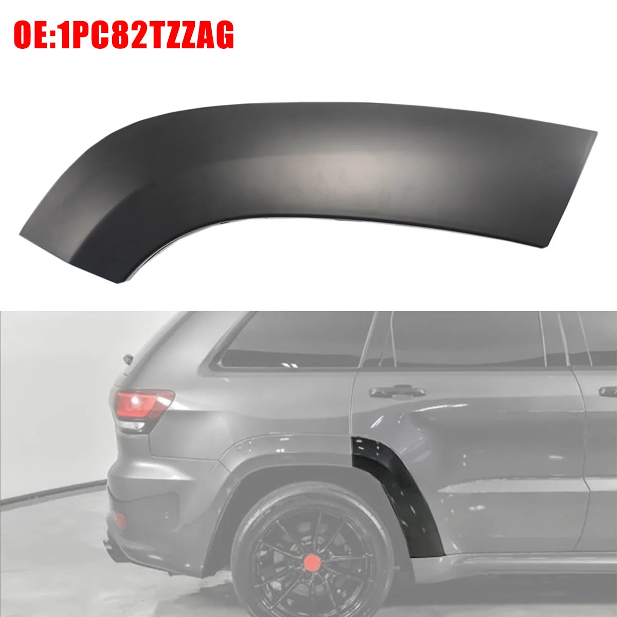 Jeep Grand Cherokee SRT Wheel Eyebrow Fender Body Kit