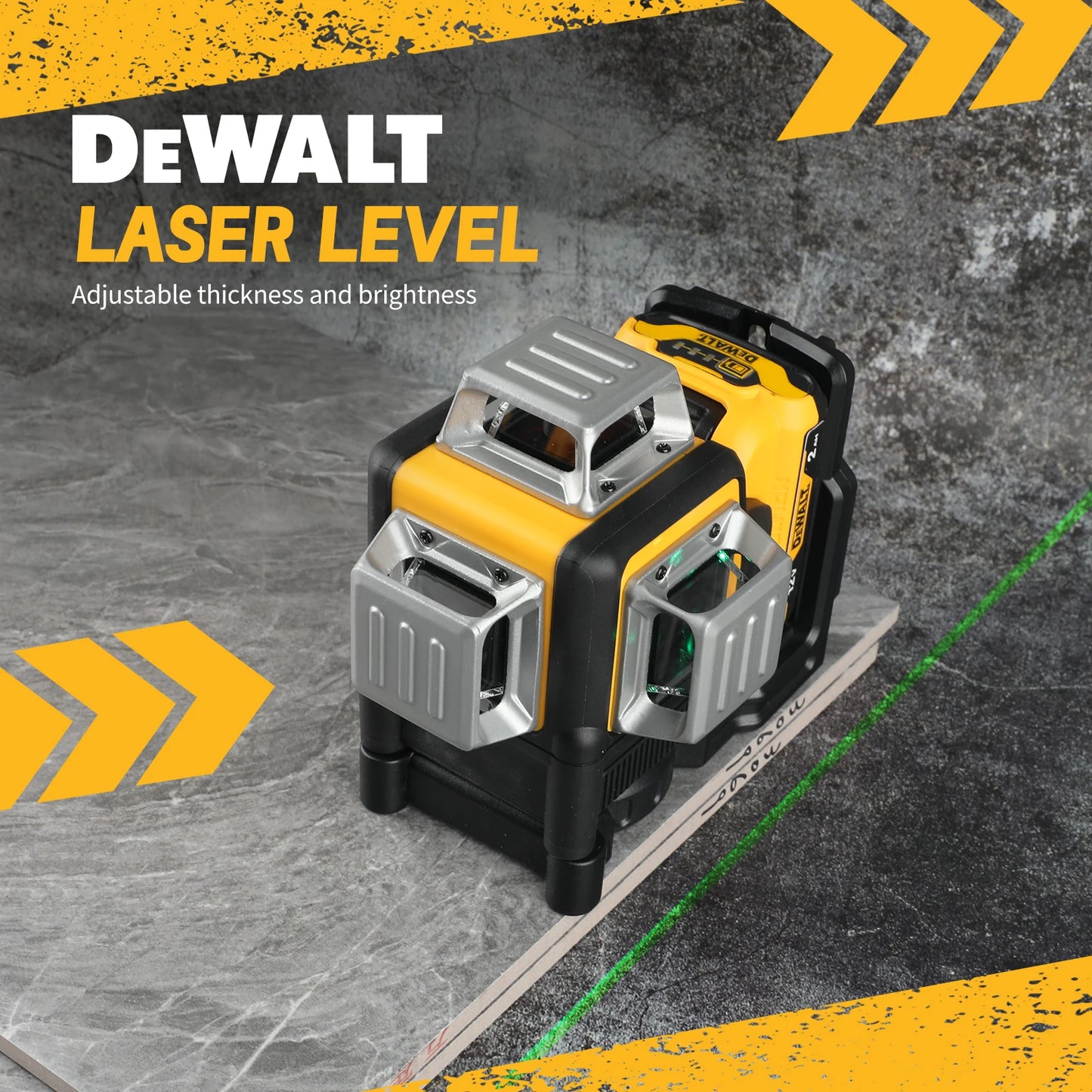 DEWALT DW089LG 12V Laser Level 12 Line 360 Degree Precision