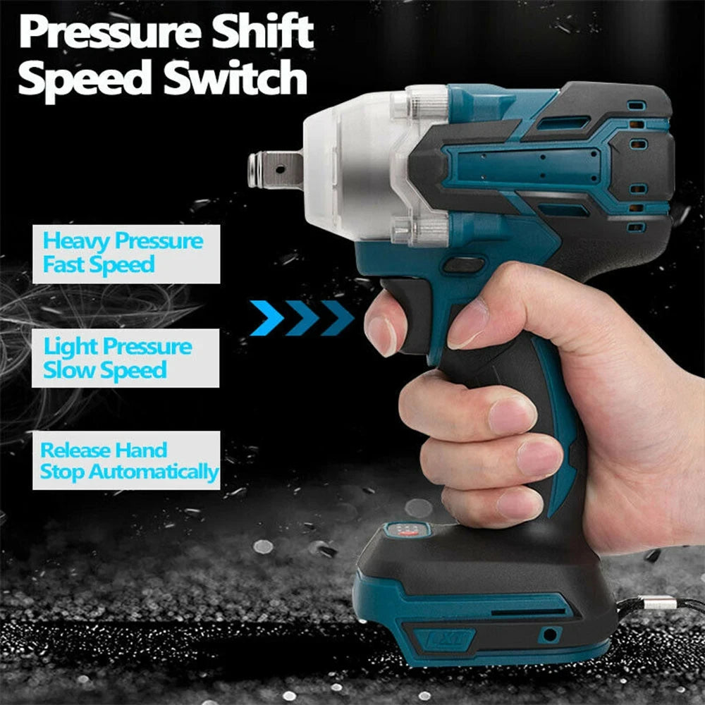 Magnitt Brushless Cordless Impact Wrench 18V Kit With Toolbox
