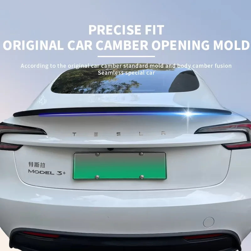 Highland Real Carbon Fiber Spoiler For Tesla Model 3