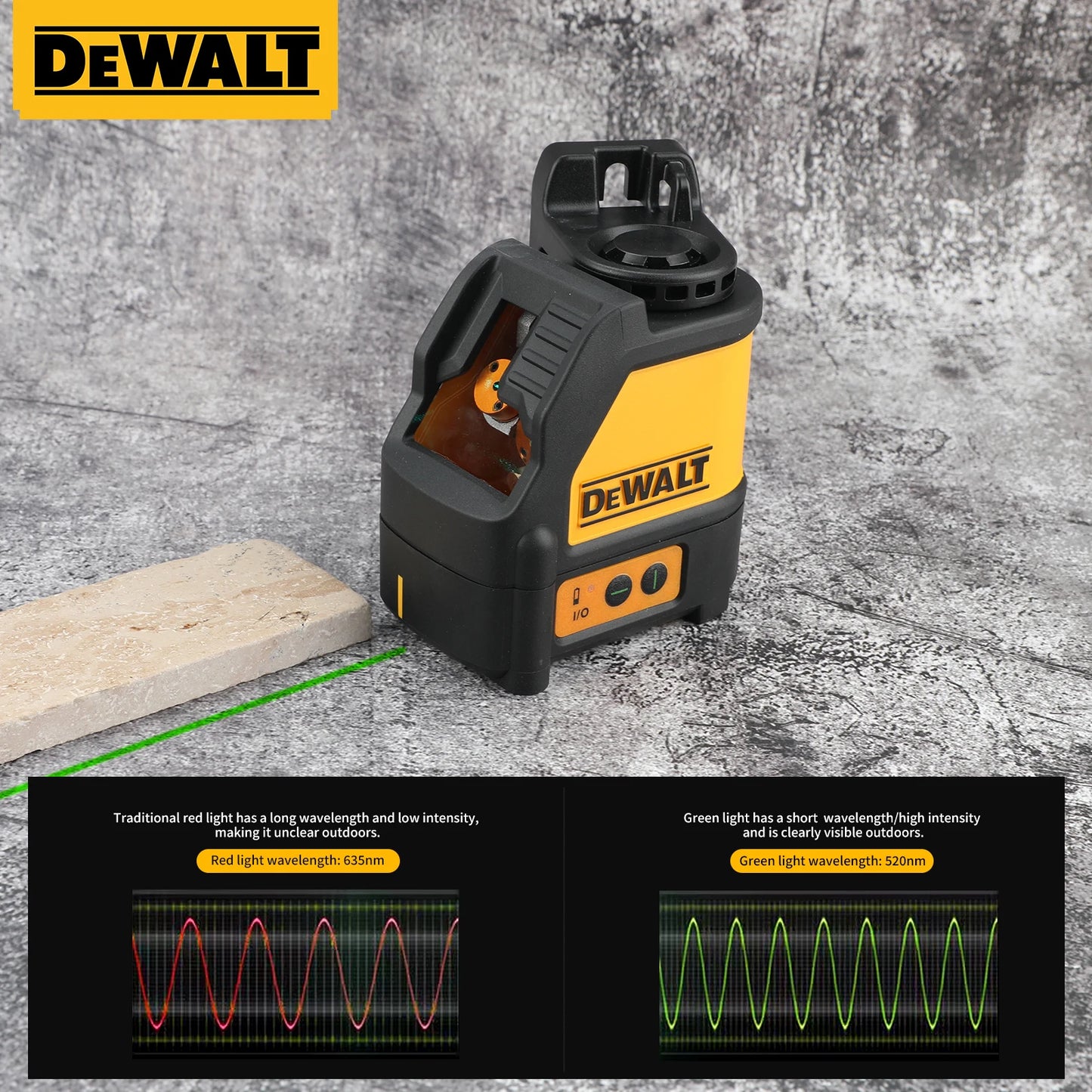 DEWALT High Precision Laser Level for Construction and DIY