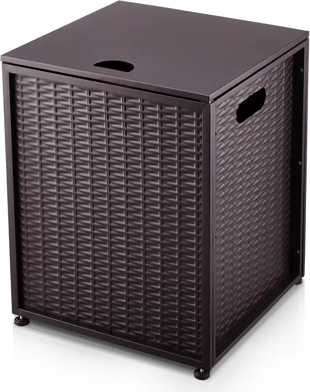 High-Concerned Chemical Outdoor Propane Tank Cover With Side Table Storage