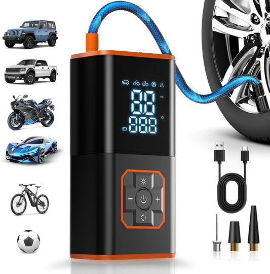 Guantu ABS Tyre Inflator Portable Air Compressor For Motorcycles Bicycles