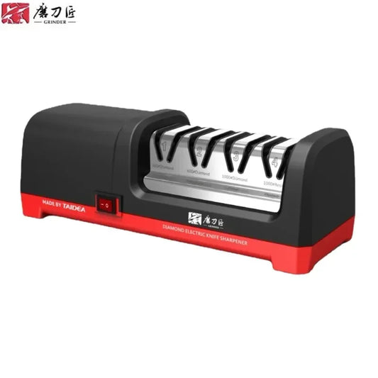 Grinder 4 Stage Diamond Electric Knife Sharpener 2800 RPM 18W