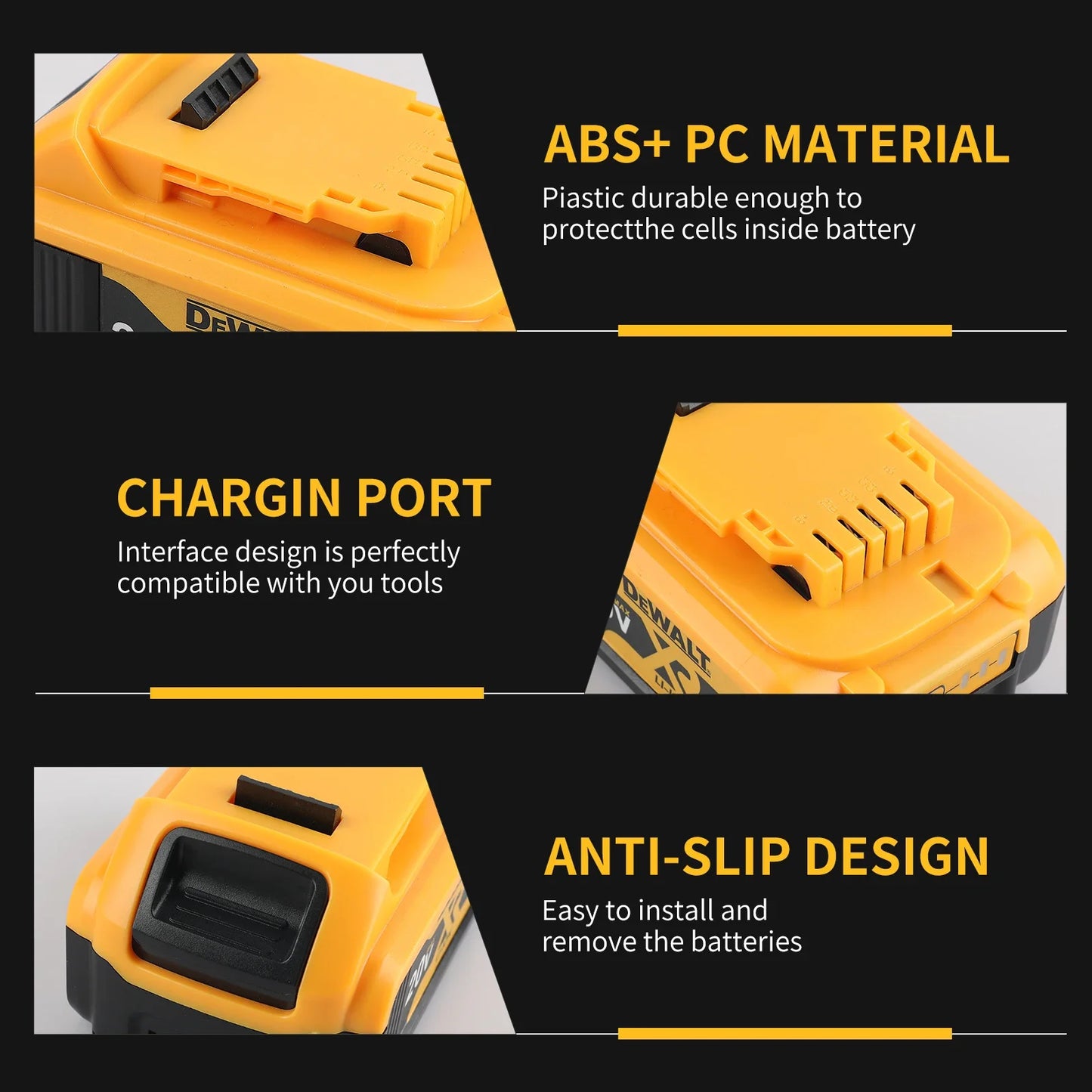 DEWALT DCB206 20V 6.0Ah High Capacity Backup Battery