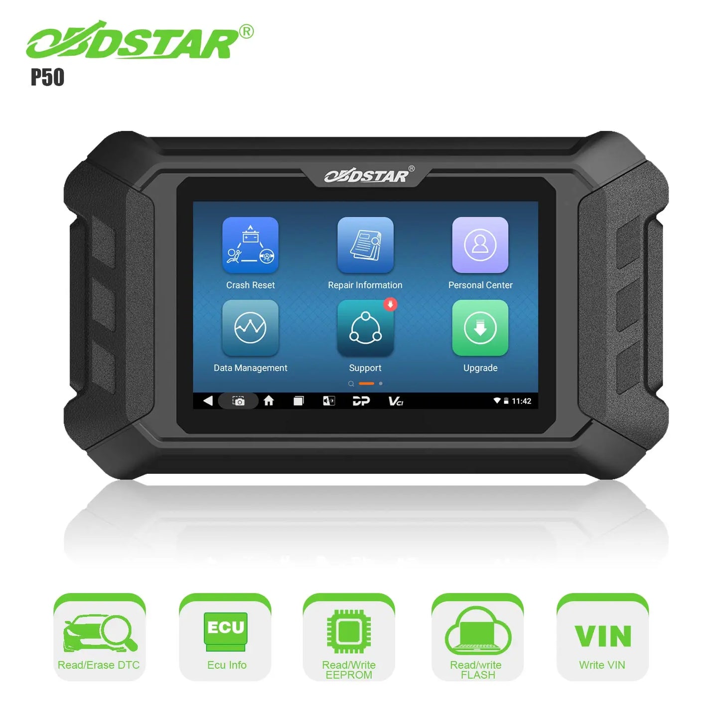 OBDSTAR P50 Airbag Reset Tool Supports 86 Brands ECU