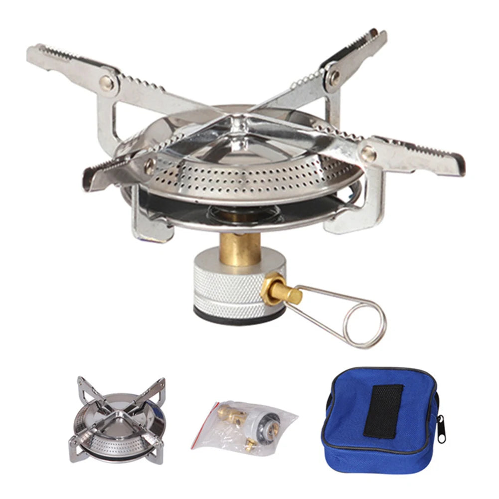 Shunmaii Portable Camping Gas Stove With Adjustable Flame