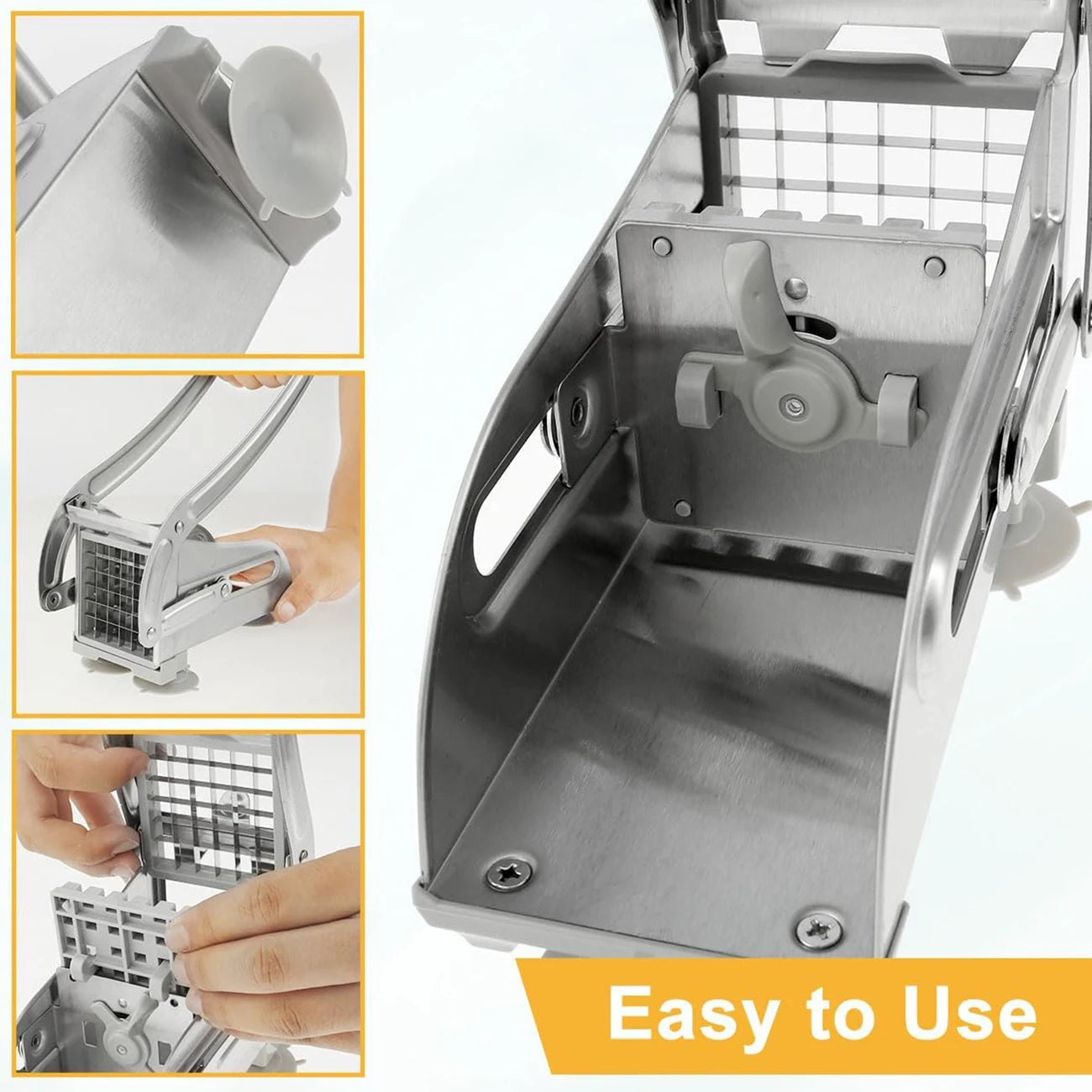 Stainless Steel French Fries Cutter Slicer 36 Hole Blade