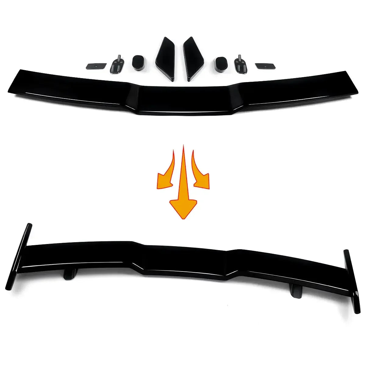 Unbranded TRD Style Rear Spoiler Lip for Toyota Camry