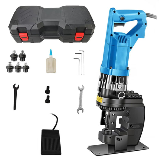 DIY 1600W Electric Hydraulic Hole Puncher With Dies