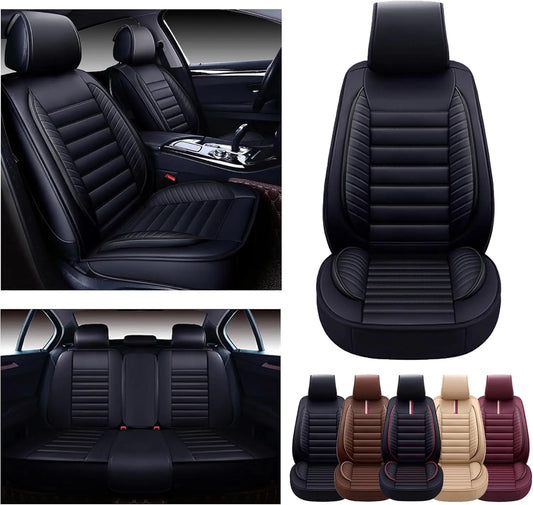 High Concerned Car Seat Covers Premium Waterproof Faux Leather Universal