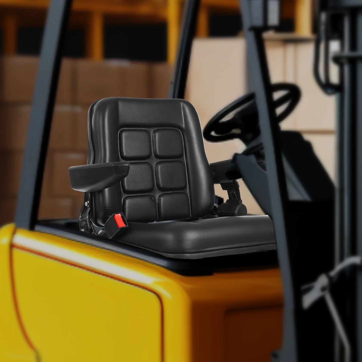 CN Sichuan Forklift Seat With Safety Belt And Armrest