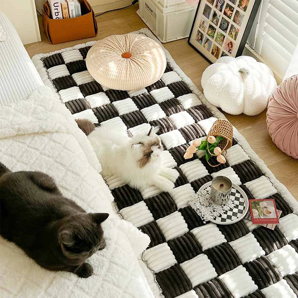 PETRAVELCN Car Seat Dog Bed Mat Warm Anti Slip Washable