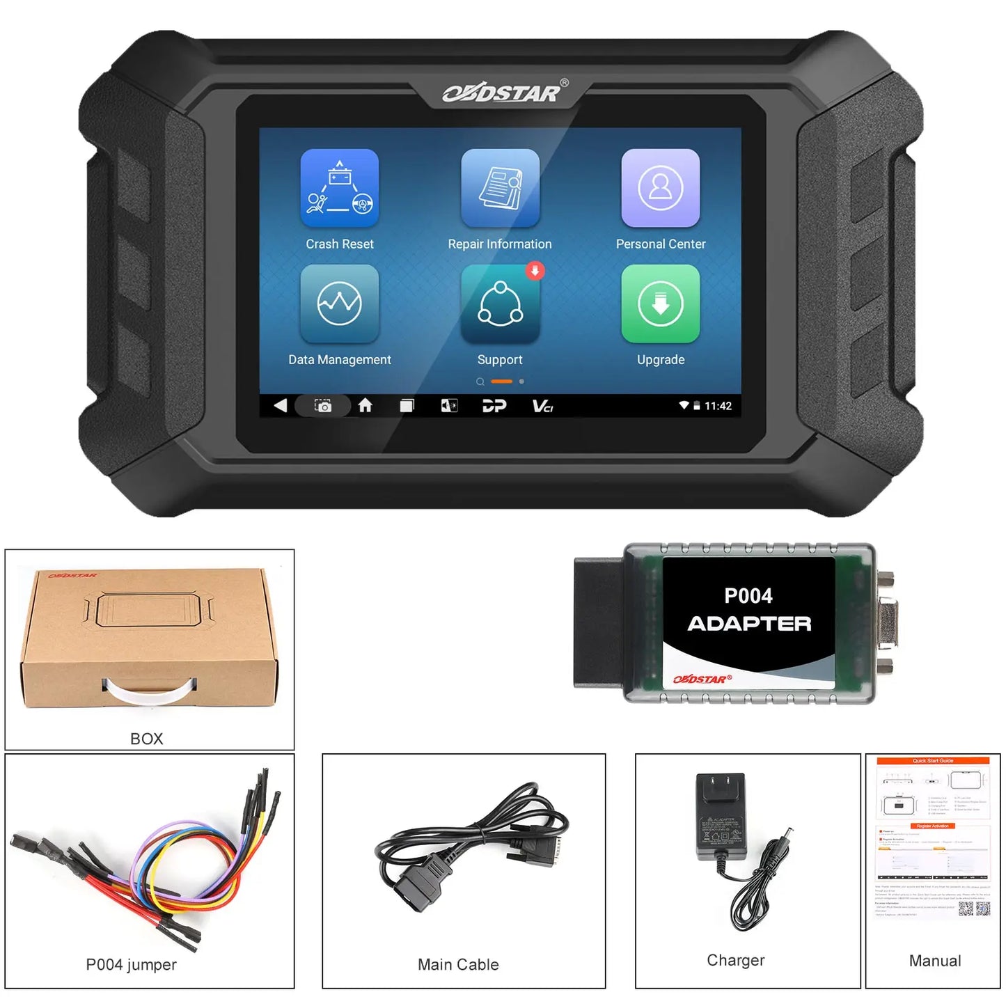 OBDSTAR P50 Airbag Reset Tool Supports 86 Brands ECU