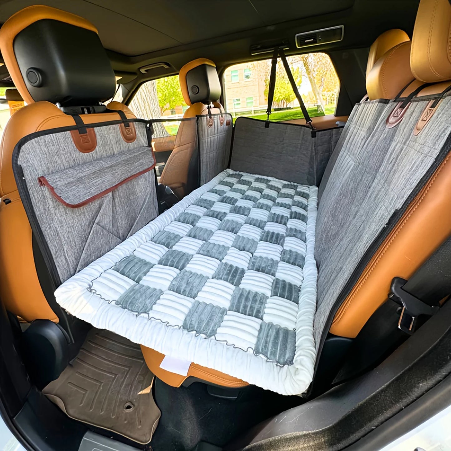 PETRAVELCN Car Seat Dog Bed Mat Warm Anti Slip Washable