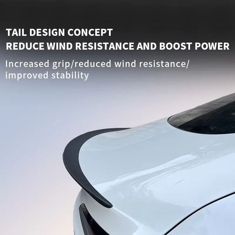 Highland Real Carbon Fiber Spoiler For Tesla Model 3