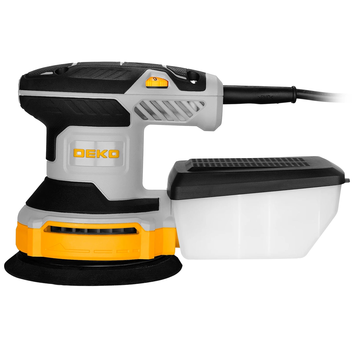 DEKO 300W Orbital Sander With Pad And Dust Collection