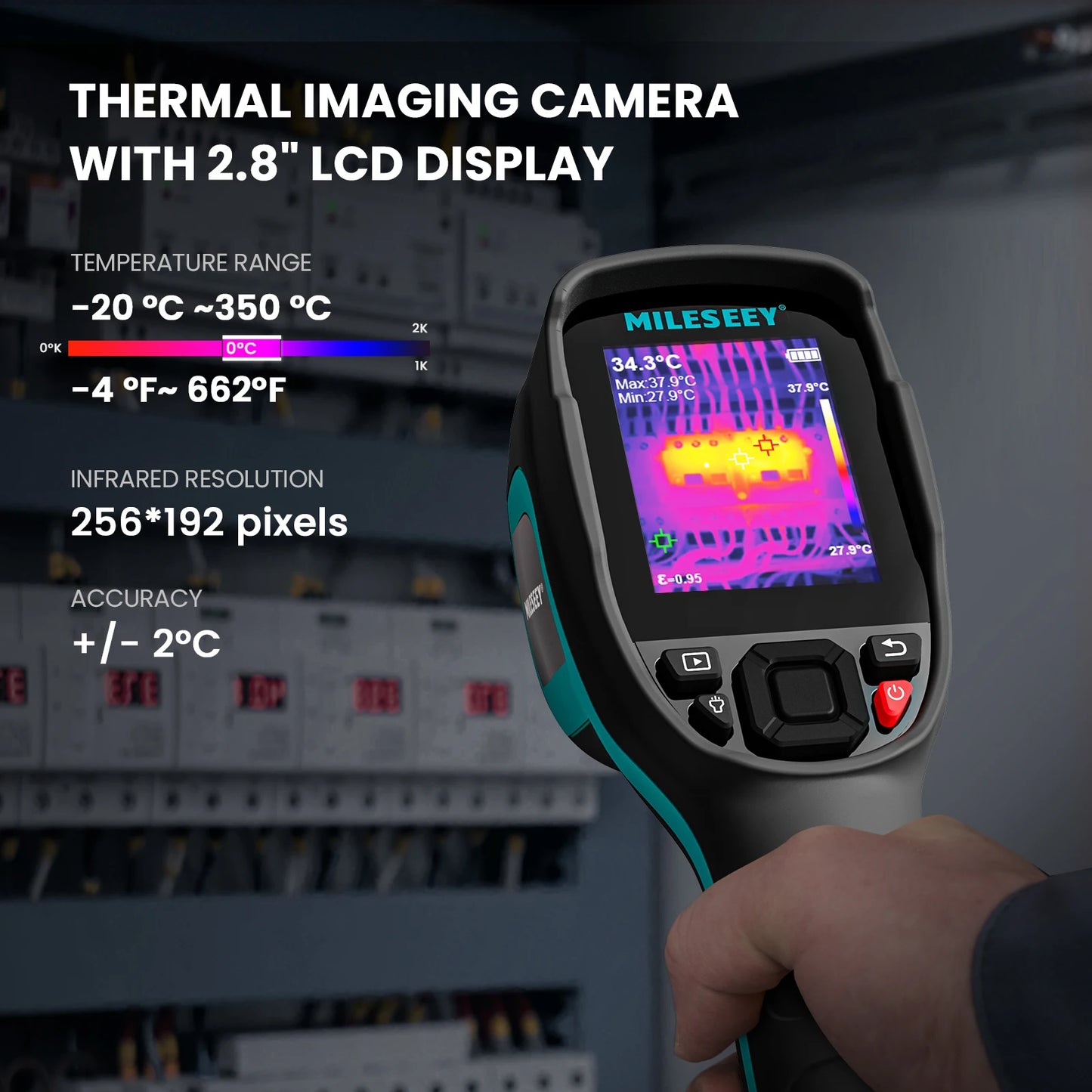 MiLESEEY TR256E Thermal Imager Infrared Temperature Camera