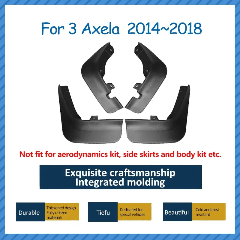 Mud Flaps for Mazda3 Axela Sedan Hatchback Mudguards