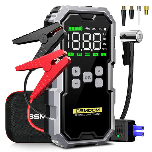 BIUBLE 7000A Car Jump Starter With Air Compressor LED