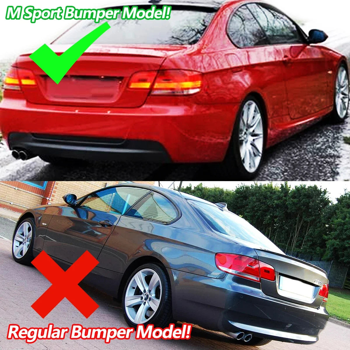 MagicKit BMW Rear Bumper Diffuser M Performance 3 Series