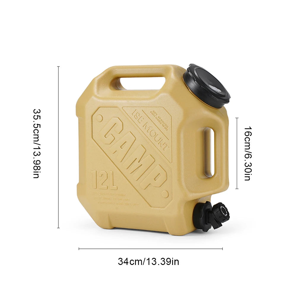 Outdoor Water Tank With Faucet Camping Bin No Leakage