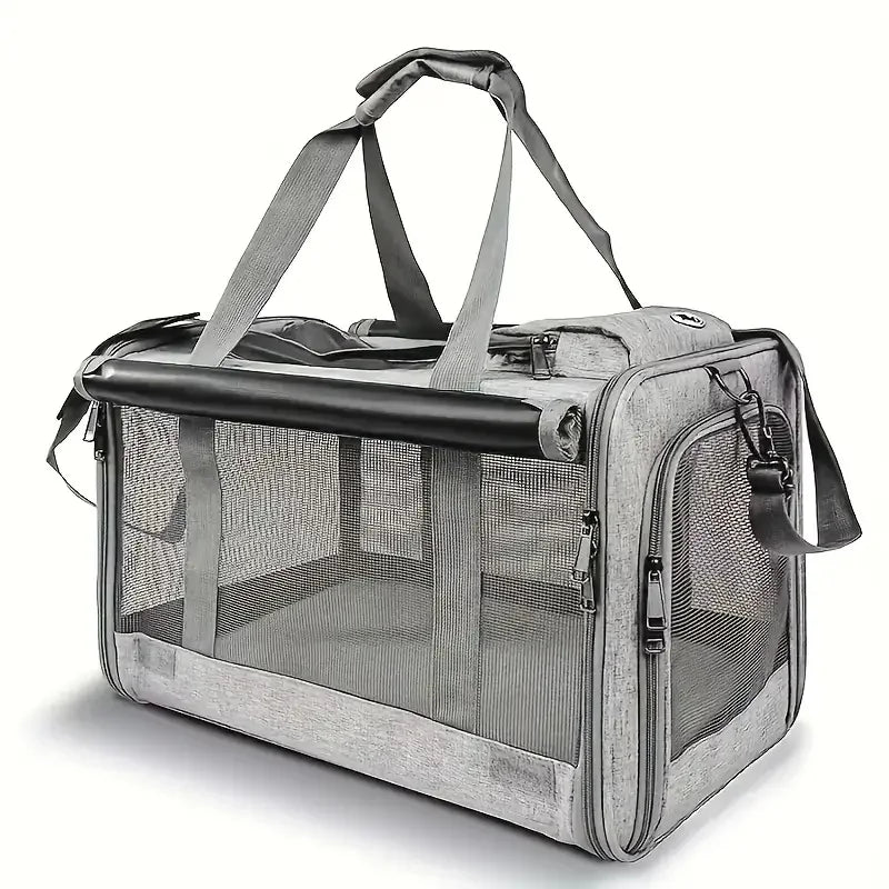 Soft Sided Airline Approved Pet Carrier For Dogs Portable Travel