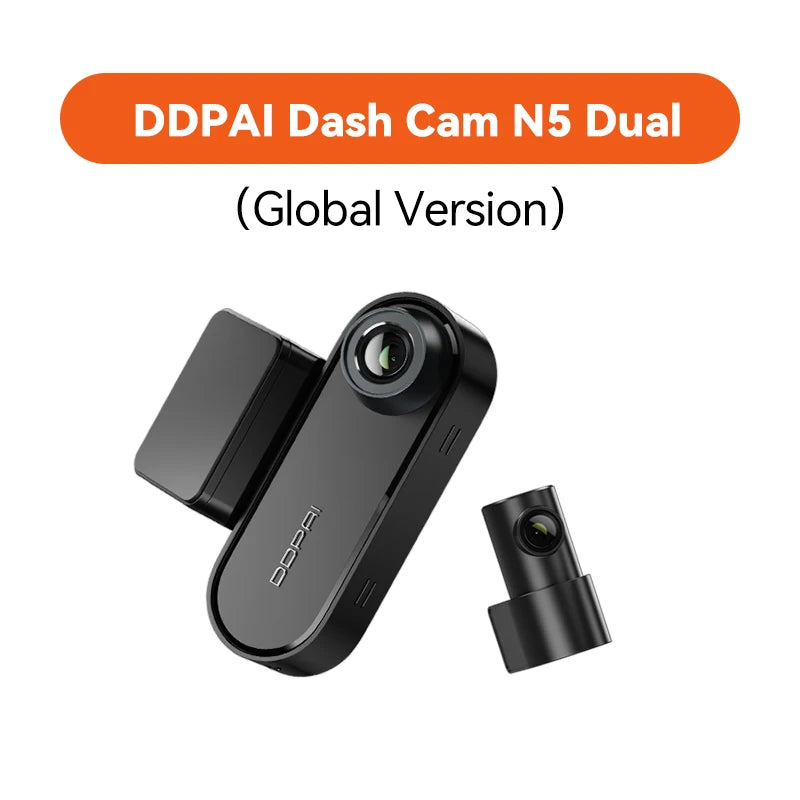 Ddpai Dash Cam N5 Dual Front and Rear 4K Ultra HD GPS ADAS