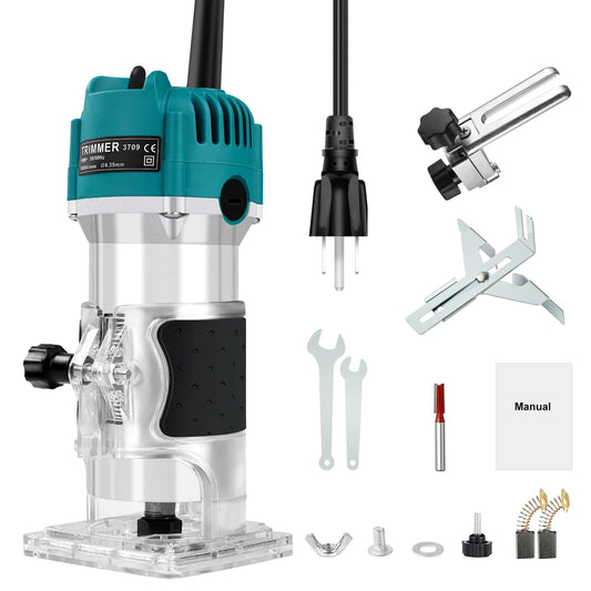 Hign-concerned Electric Trimmer Wood Router Engraving Milling Machine US 110V
