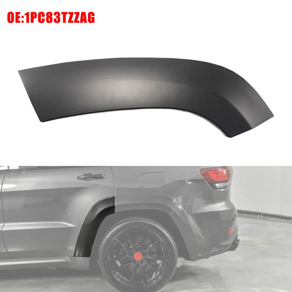 Jeep Grand Cherokee SRT Wheel Eyebrow Fender Body Kit