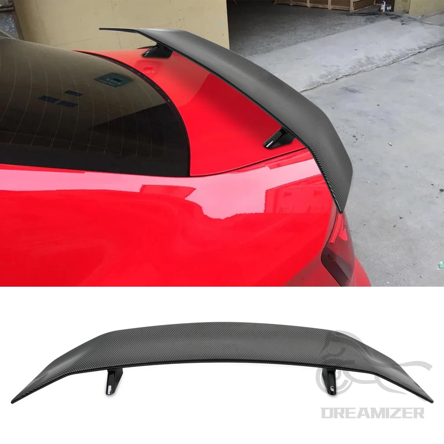 Universal GT Style Aluminum Rear Spoiler for Cars