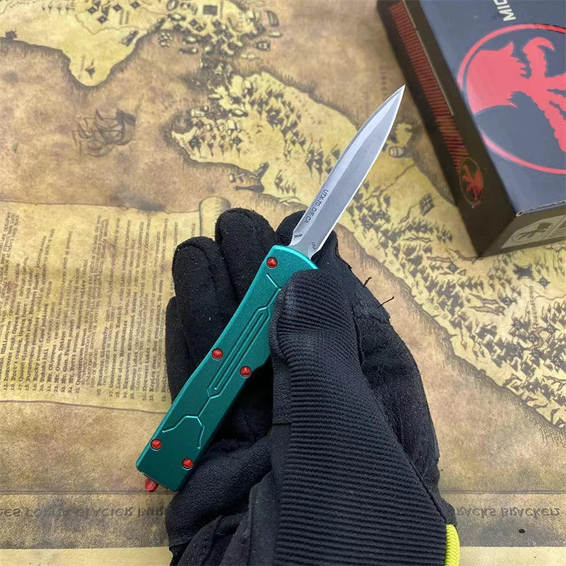 DIY Supplies Micro Tech Series Assisted Out Front Hunting Knife