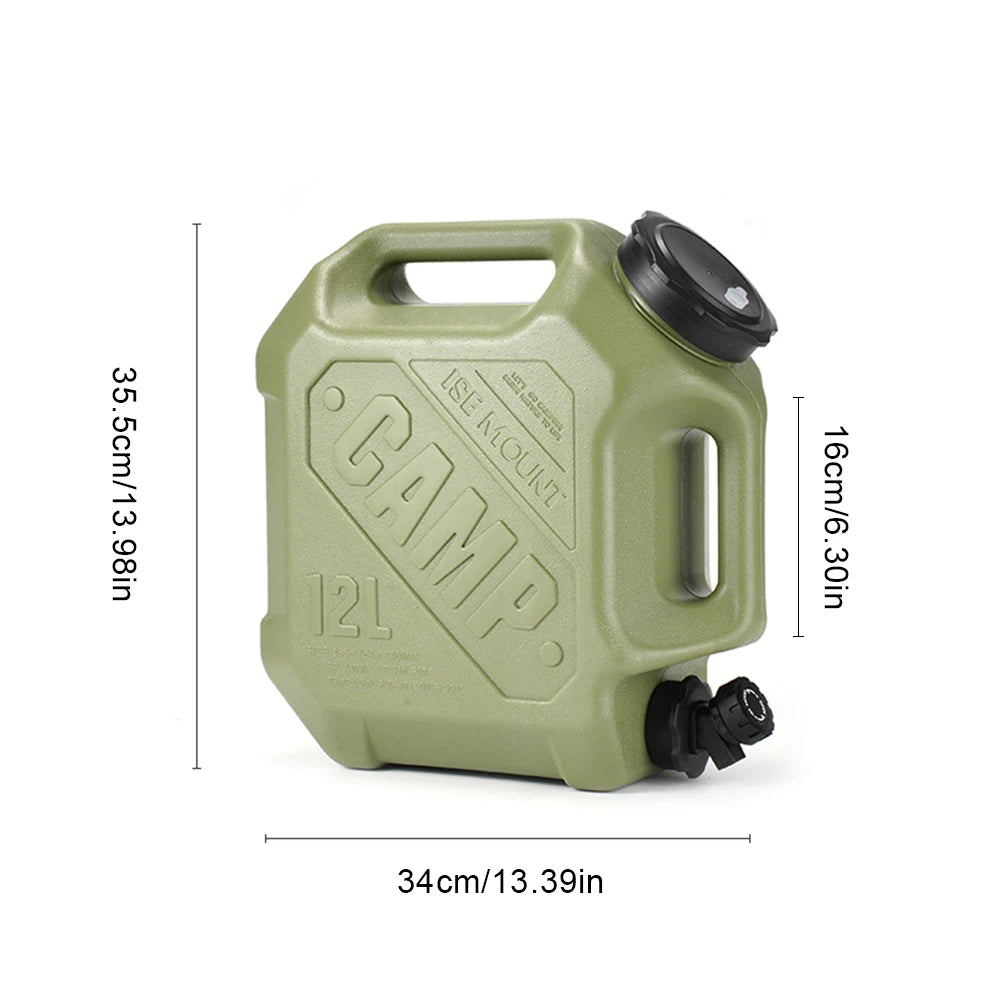 Outdoor Water Tank With Faucet Camping Bin No Leakage