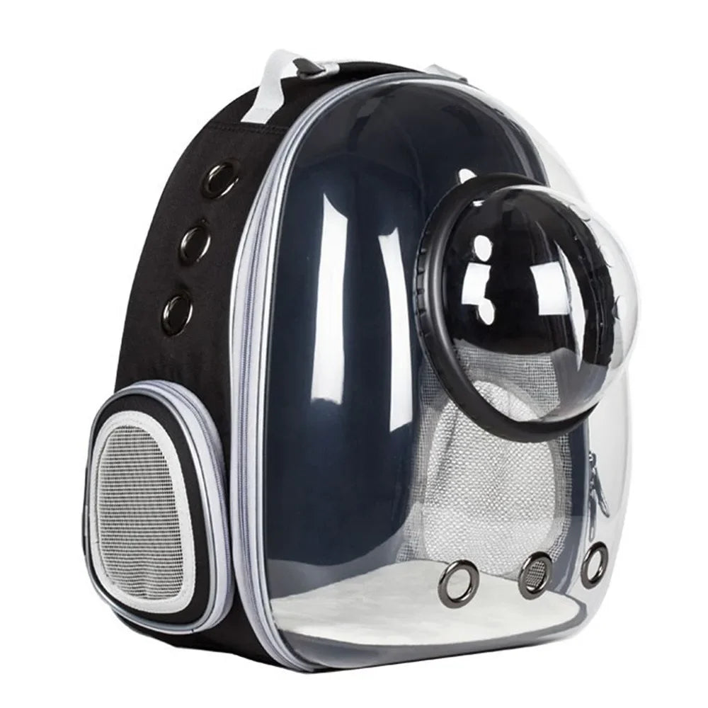 Breathable Transparent Cat Carrier Backpack Dome For Pets